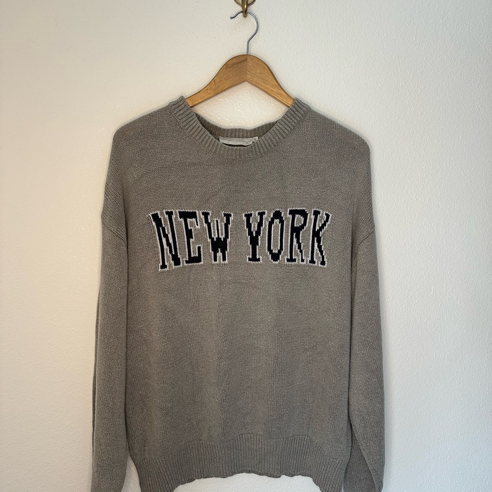 Gray New York Sweater